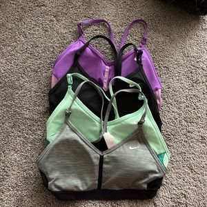 Nike Dri-FIT Indy Light Support Padded V-Neck Sports Bra